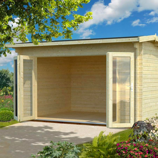 Stuga Ines 11,1–13,7 m² 11,1 m², Takpapp