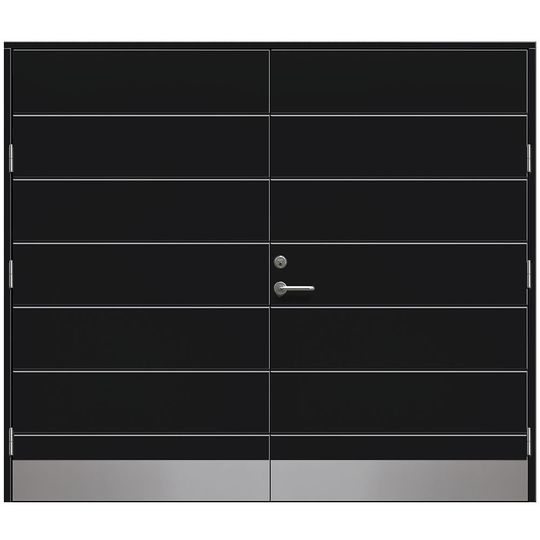 Slagport Dalby 2500 x 2100 mm, Svart