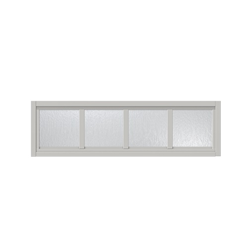 Överljus med spröjs Näs 12x5, Ljusgrå, Cotswoldglas