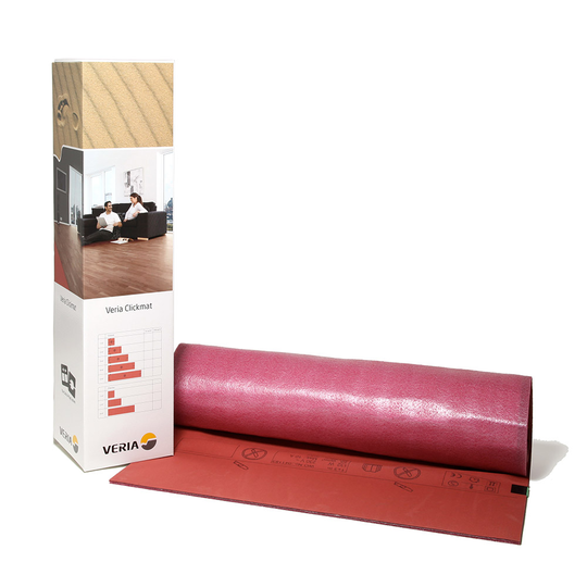Golvvärmematta Veria Clickmat 100 W 2 m²
