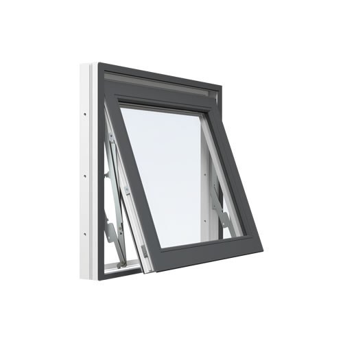 Energi Aluminium Vridfönster 8, 13, Antracitgrå