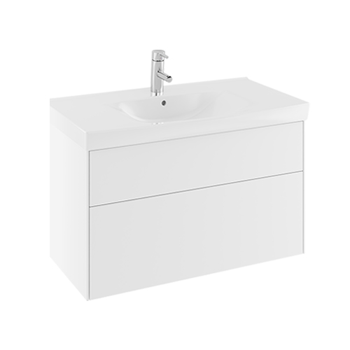 Kommod med tvättställ IFÖ Sense 900 mm, Vit