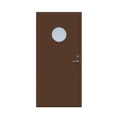 Enkeldörr till villa Solbacka 9 x 20, Vänsterhängd, Nötbrun