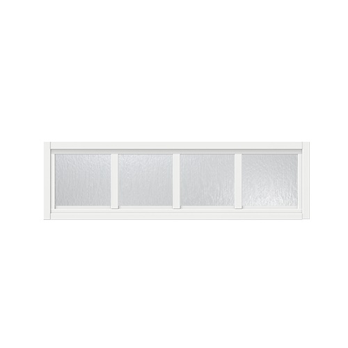 Överljus med spröjs Näs 14x5, Vit, Cotswoldglas