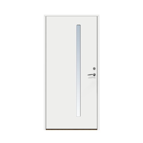 Enkeldörr till villa Hjärup 10 x 20, Vänsterhängd, Vit