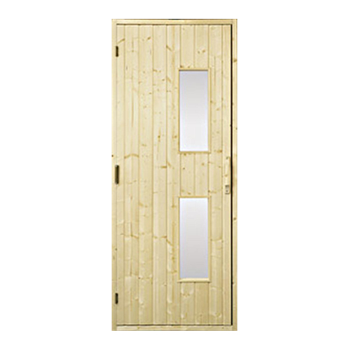 Trä/klarglas SaunaSweden Bastudörr 8 x 20