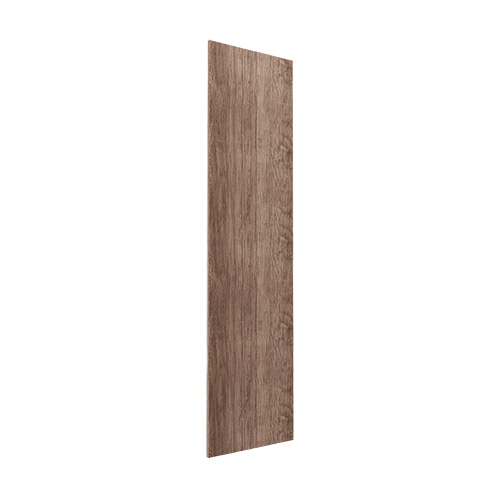 Avslutssida Atlanta garderob 236 cm, Mörk rustik ek