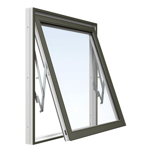 Energi Aluminium Vridfönster 8, 7, Olivgrön