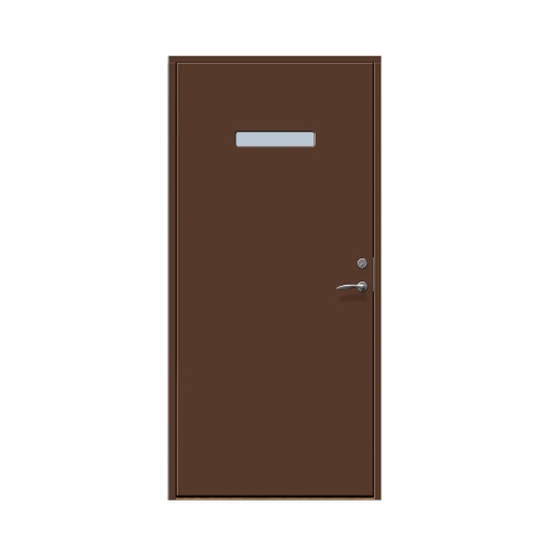 Enkeldörr till villa Arby 9 x 21, Vänsterhängd, Nötbrun
